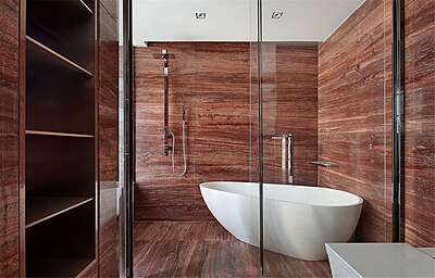 Red Vein Cut Travertine Red Vein Cut Travertine