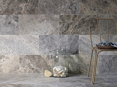 Silver Cross Cut Travertine Silver Cross Cut Travertine