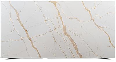 Gold Thick Vein Calacatta Quartz