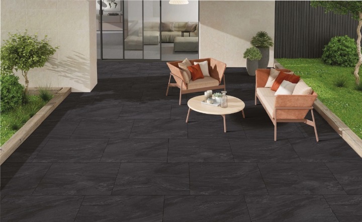 Porcelain Tiles-County Anthracite A