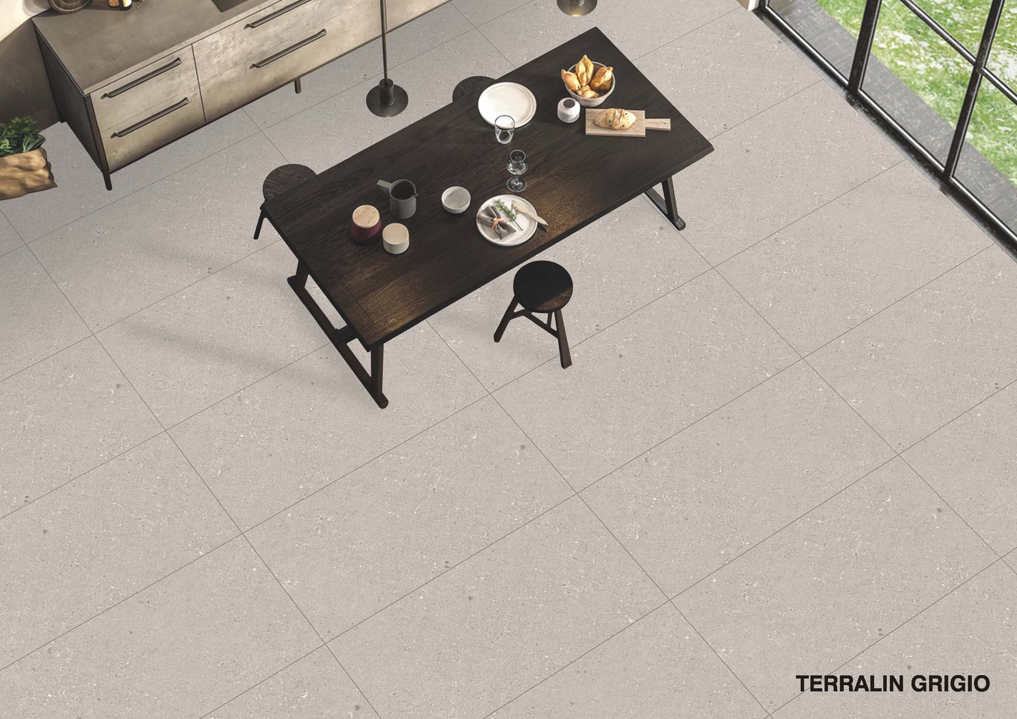 PORCELAIN TILE - TERRALIN GRIGIO