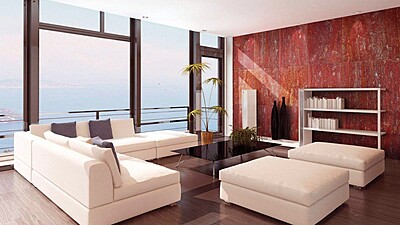 Red Vein Cut Travertine Red Vein Cut Travertine